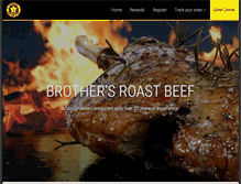 Tablet Screenshot of brothersroastbeef.com